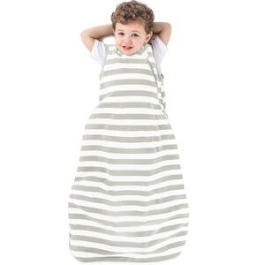 Wooing Cotton Cozy Striped Sleep Sack for Kids 18-36 mos